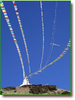 gebedsvlaggen in Ladakh