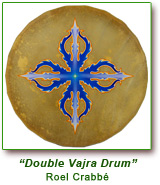Spirit Drum - Universe Spiral Shamanic Drum - Roel Crabbe