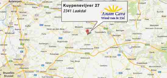 map with highlighted location